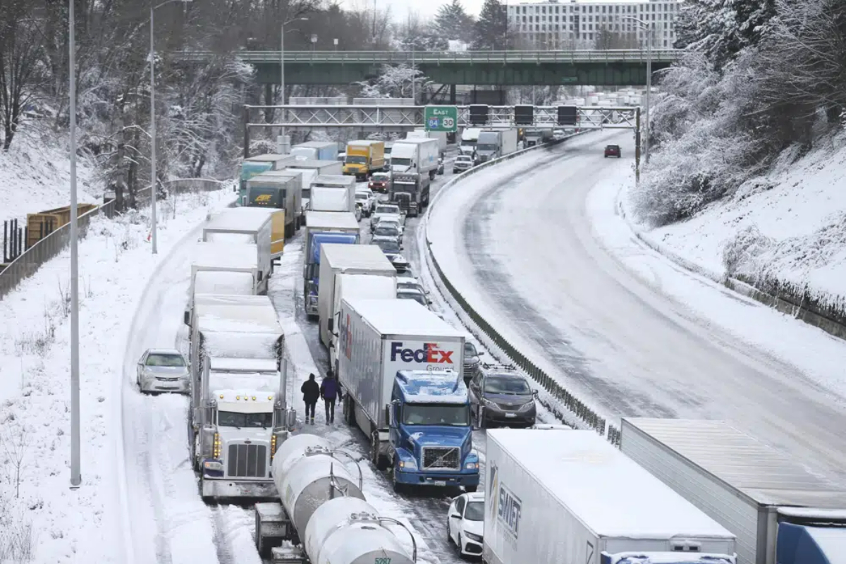 EU and Poland clash over resolving Polish truckers’ blockade of Ukraine border