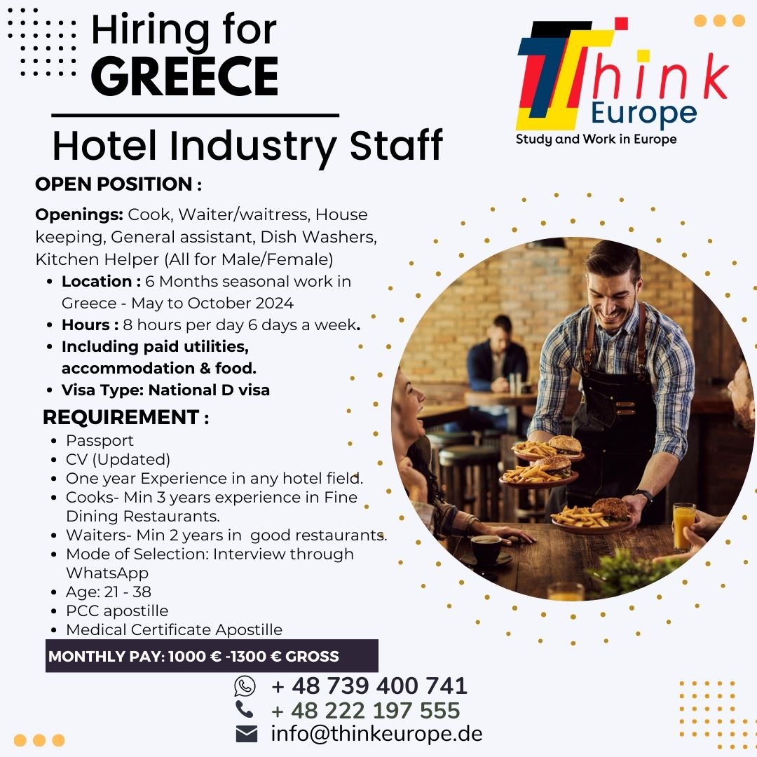 Exploring Exciting Career Opportunities: Hotel Industry Openings Across Greece