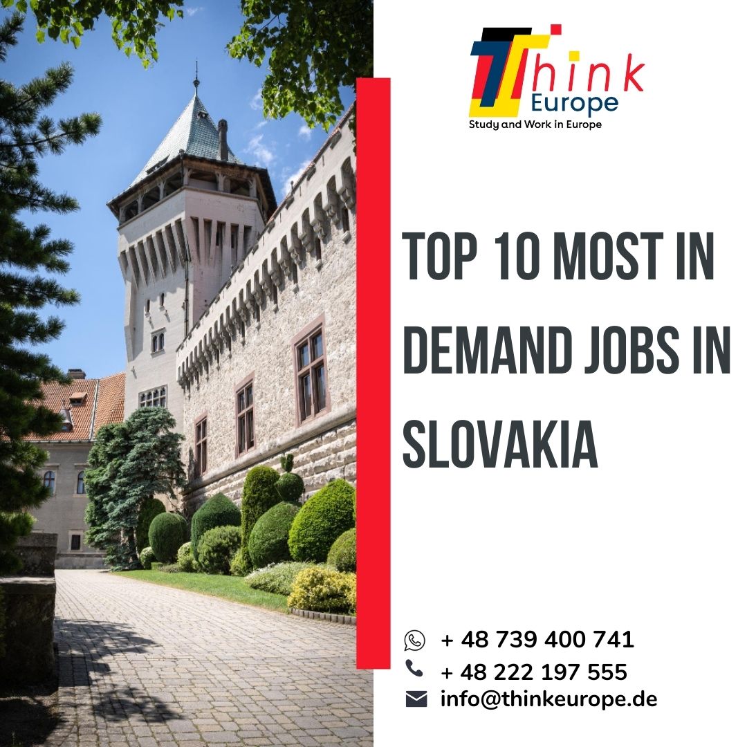 Top 10 Most In Demand Jobs in Slovakia