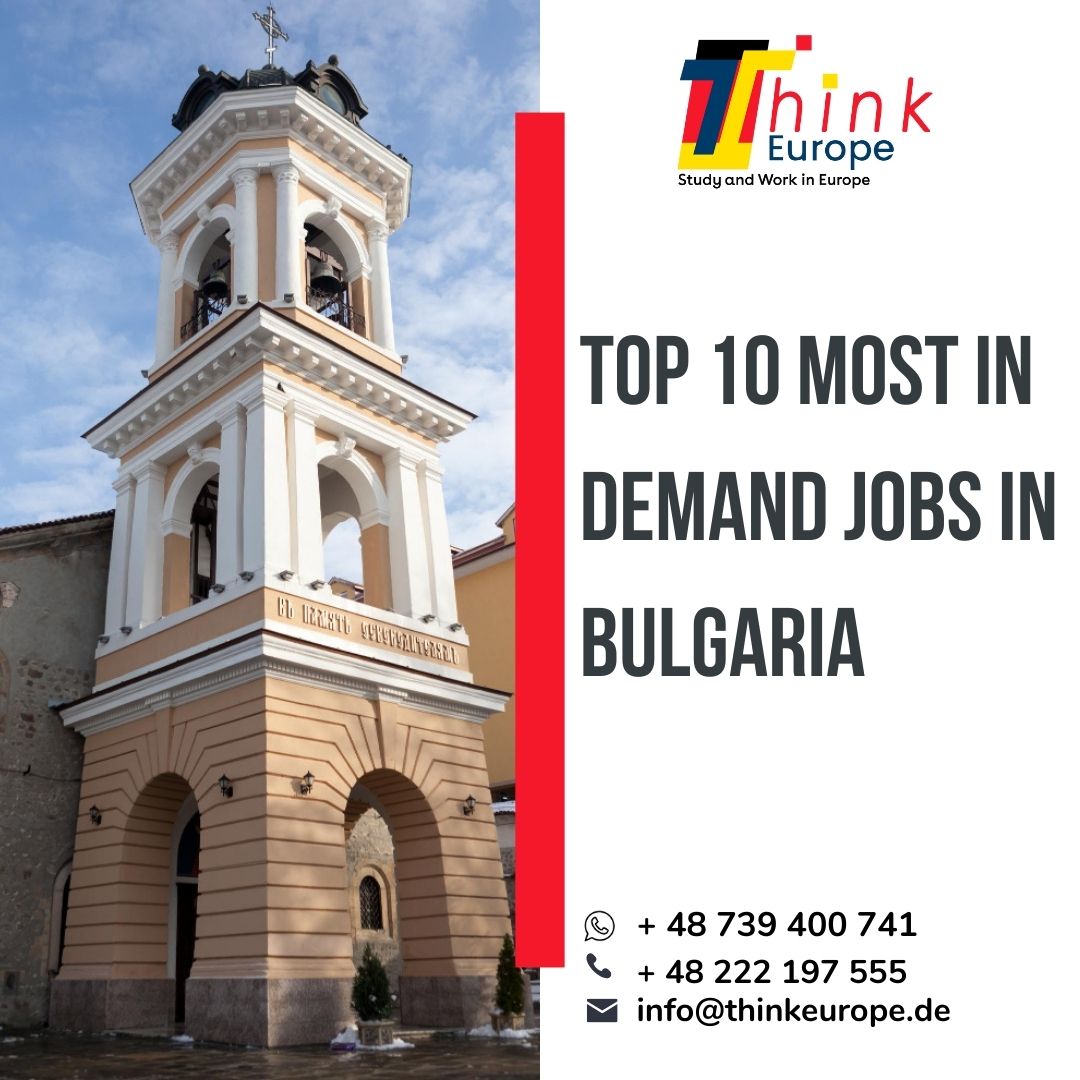 Top 10 Most In Demand Jobs in Bulgaria