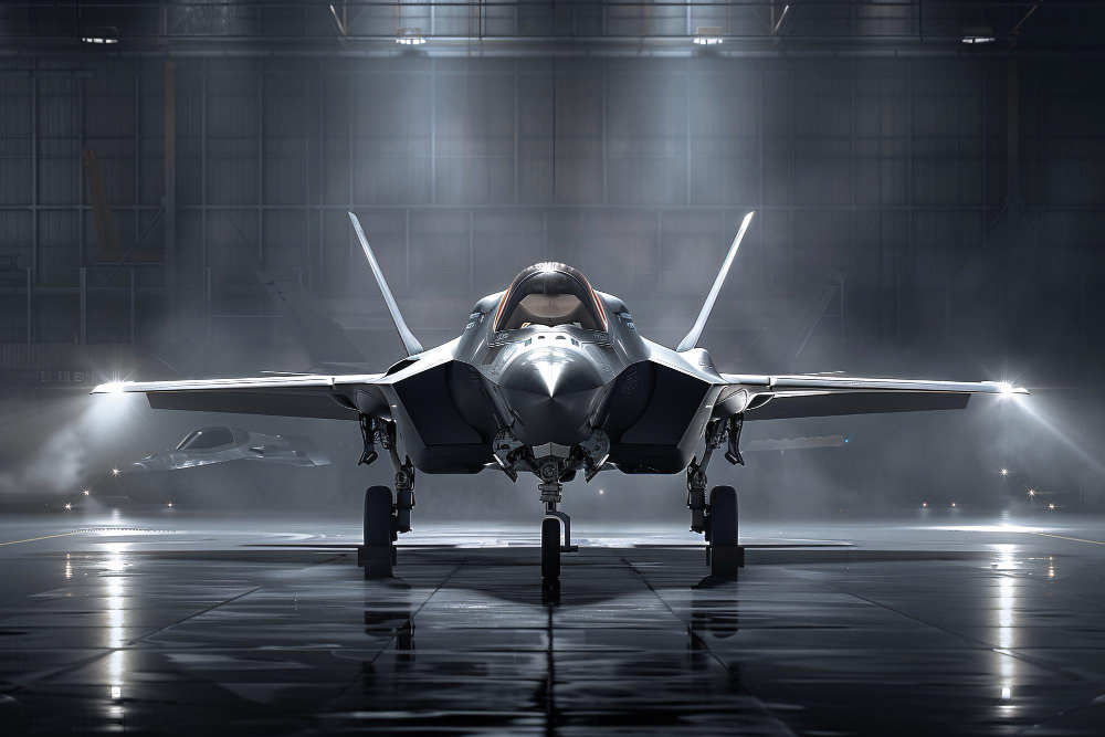 Lockheed introduces the Polish F-35 'Husarz' combat aircraft.