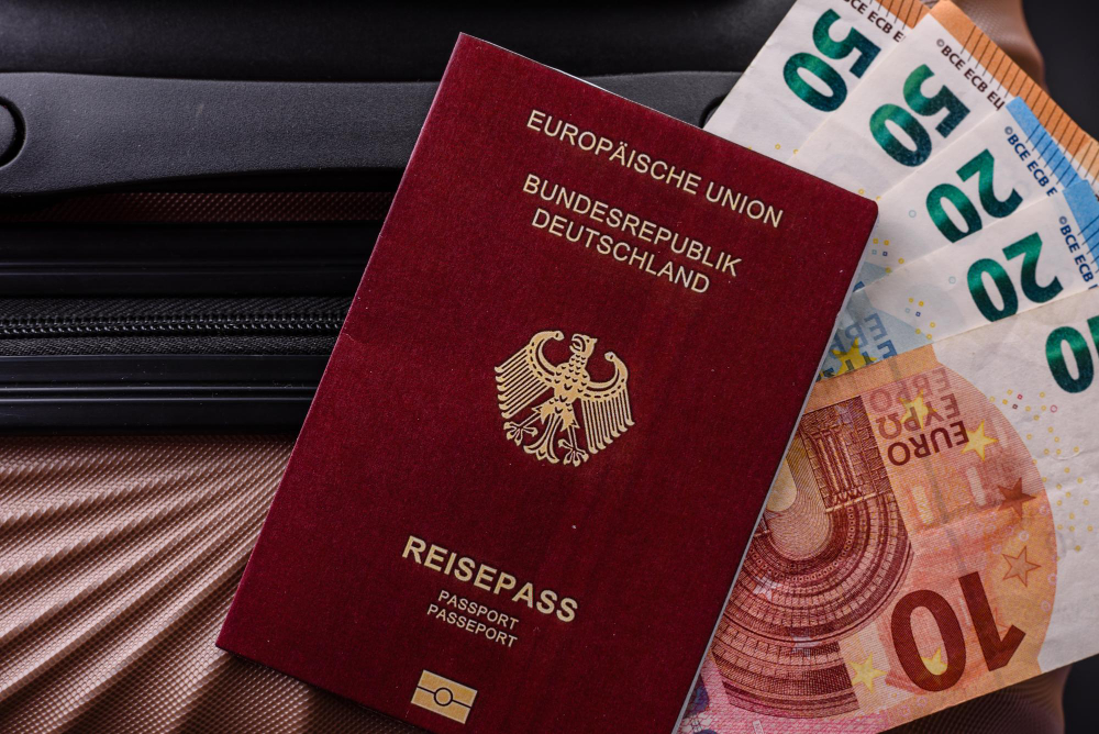 German passport ranks as the world’s third most powerful according to the Henley Passport Index